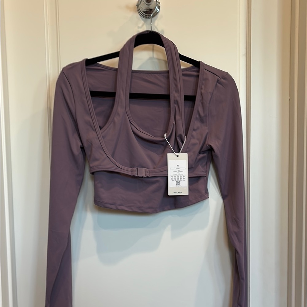 HALARA Cloudful Mauve Long Sleeve Top